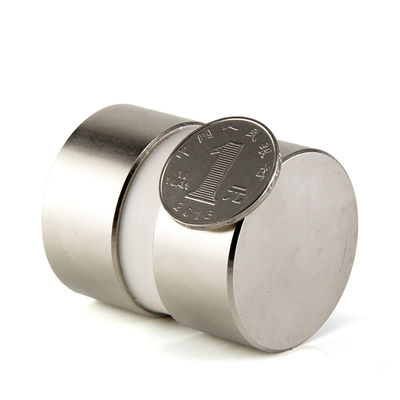 NiCuNi Coated D50x20 Strong Sintered Rare Earth 1 Tesla Permanent Magnet for Sensors