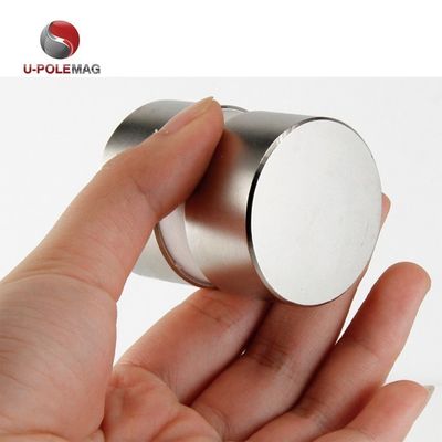 Max working temperature 60 Centigrade Round Disc Strong Thin Permanent Neodymium Magnets