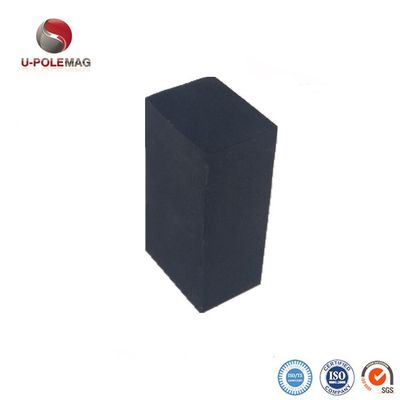 Custom Rubber POT Coated Neodymium Rectangular Magnets with Two Holes Full Force As Request