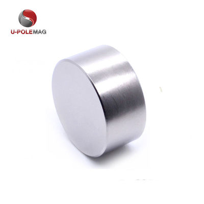 191g Weight N52 Silver Disc Magnet Neodymium D40x20mm with Axial Magnetized Direction