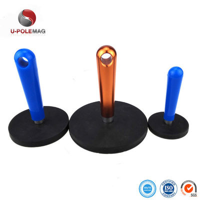 Industrial Magnet Powerful Rubber Coated Pot Magnet With Attractive Magnetic Strength