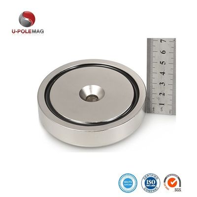 148 LBS 67 KG Pulling Force Rare Earth POT Magnet with Eyebolt D48mm and High Tolerance