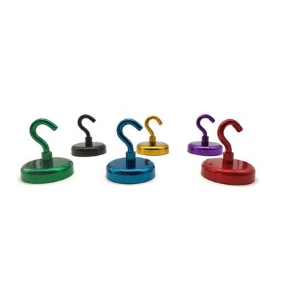 Neodymium Magnet Decorative Pot Magnet with Hook D10mm-75mm and Powerful Magnetic Hook