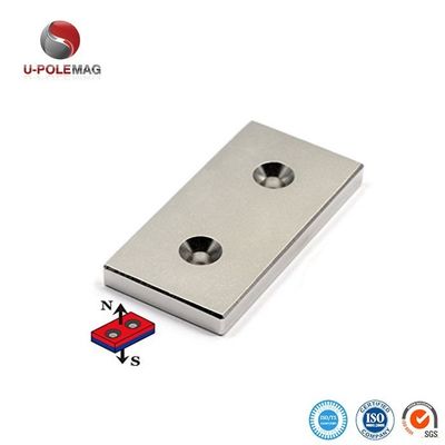Industrial Magnet N35 Countersunk Hole 5mm Block Strong Rare Earth Neodymium Magnets