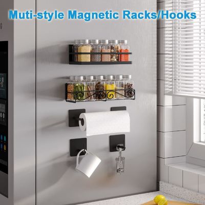 Classification Non-folding Rack Kitchen Storage Iron Wall Mount Spice Rack Organizer