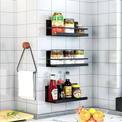 Customized Sizes Magnetic Adsorption Spice Shelf for Kitchen Bathroom Washing Machine