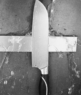 12 Inch Magnetic Knife Strip Logo Silk Printing or Laser Metal Magnetic Wall Knife Holder