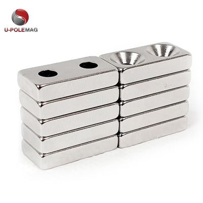 Permanent Neodymium Rectangle Magnet 25.4 x 12.7 x 6.35 mm with Strong Magnetic Force