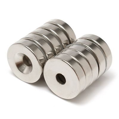 Customized Magnet Size N52 Rare Earth Neodymium Disc Magnet with Countersunk Hole
