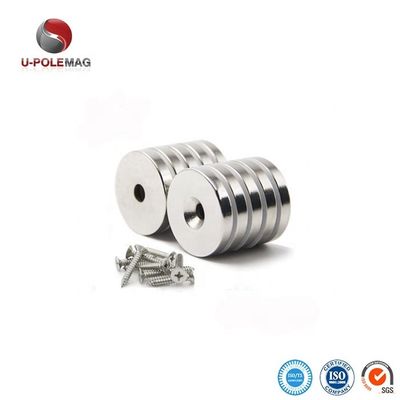 Custom Neodymium Countersunk Magnets for Optimal Performance Density 7.6g/cm3 Grade N42