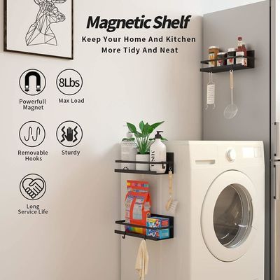Customized Magnetic Spice Rack for Beverage in Refrigerator Space Saving Organizer
