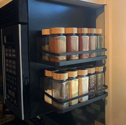 Customized Magnetic Spice Rack for Beverage in Refrigerator Space Saving Organizer