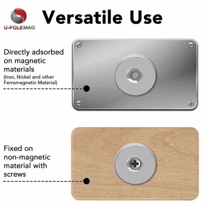 NdFeB Grade N42 Customizable Rare Earth Round Neodymium Countersunk Magnet for Machinery