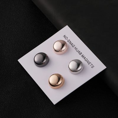 12mm Alloy NdFeB Magnet No-Snag Multi- Hijab Magnet for Muslim Scarf in Over 40 Colors