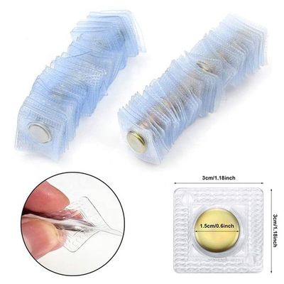 Zinc PVC Coating Steel Hidden Invisible Sew Magnetic Button for Clothing