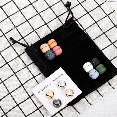 Strong No-Snag Hijab Magnet Pins Multi- Magnetic Pins Pot / Cup Shape Axial Orientation