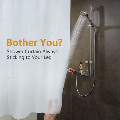 Strong Magnets for Shower Curtain Heavy-Duty Never Rust No Noise Silicone Coated