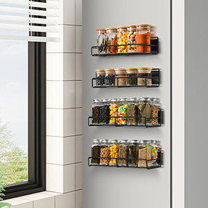 Double Tier Magnetic Fridge Storage Organizer Customized for Kitchen and Refrigerator