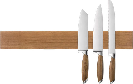 Customize Your Kitchen Accepting Customized Logo for Acacia Wood Magnetic Knife Strips