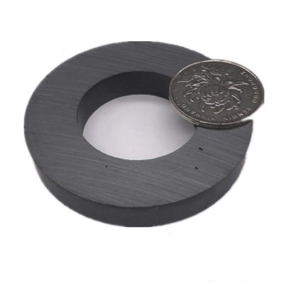 ±0.05mm Tolerance D200x110x20mm C8 Ferrite Ring Magnet for Speaker Processing Service