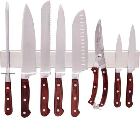 Home Kitchen Knife Holder with Customized Logo Acceptable Stainless Steel Magnetic