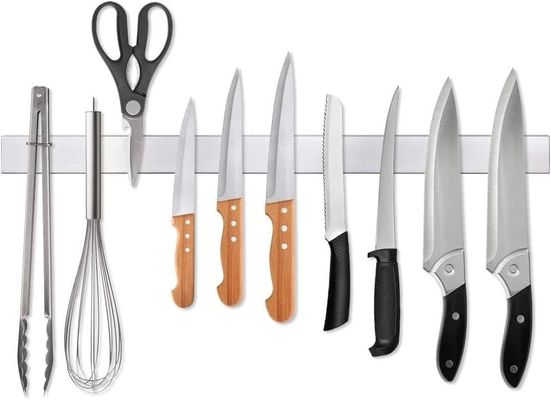 Home Kitchen Knife Holder with Customized Logo Acceptable Stainless Steel Magnetic