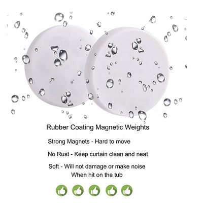 Reusable Industrial Magnet Shower Curtains Weights with Strong Magnetic Buckle Clip
