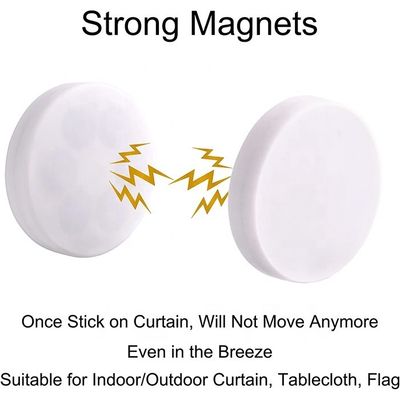 Reusable Industrial Magnet Shower Curtains Weights with Strong Magnetic Buckle Clip