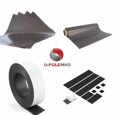 Customized Direct Grade Flexible Rubber Magnet Tape/Roll/Sheet with 3M Adhesive Coating