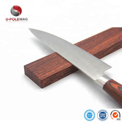 Walnut Wood Magnetic Knife Holder for Wall Fully Enclosed Shipping by Sea/Air/Express