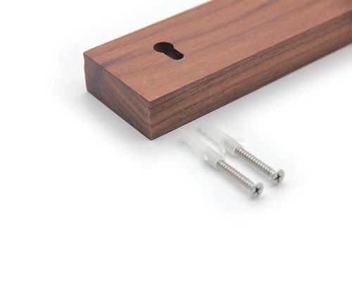 Walnut Wood Magnetic Knife Holder for Wall Fully Enclosed Shipping by Sea/Air/Express