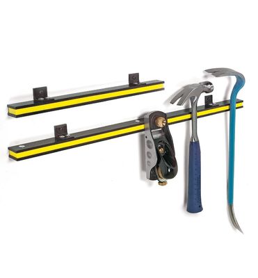 24&quot; Strong Storage Tool Organizer Bars Set Permanent Space-saving for Garage Workshop