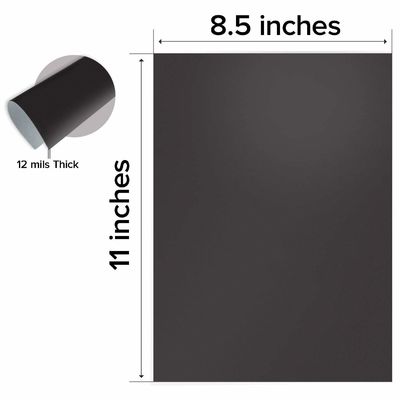 A4 Rubber Magnetic Sheet with Self Adhesive Size 297*210mm Thickness from 0.3mm to 2mm