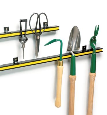 24&quot; Strong Storage Tool Organizer Bars Set Permanent Space-saving for Garage Workshop