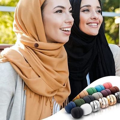 Fashion Warehouse Strong Magnet Hijab Pins for Women Multi-color Scarf Magnetic Pins