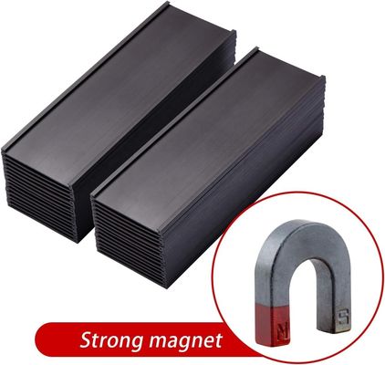 Functional Design Magnetic C Profile Channel Label Holders for Metal Racks and Shelves