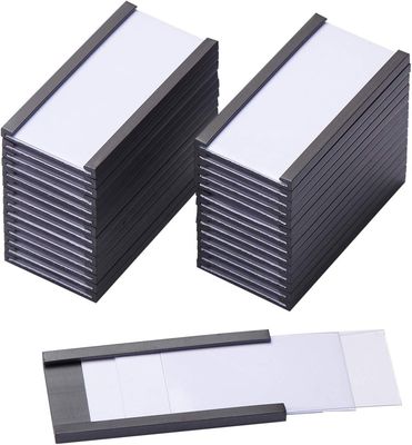Functional Design Magnetic C Profile Channel Label Holders for Metal Racks and Shelves
