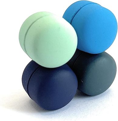 Outdoor Shower Curtain Magnets with Heavy Duty Rubber Weights Rubber Color Black