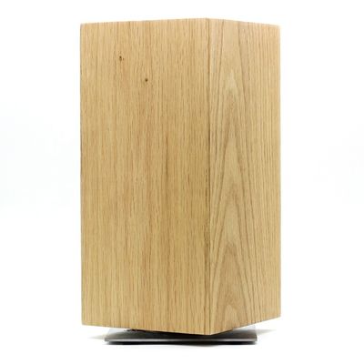 Wood Ferrite Magnet 360 Rotatable Knife Block Holder Rack with Magnetic Stands-Walnut