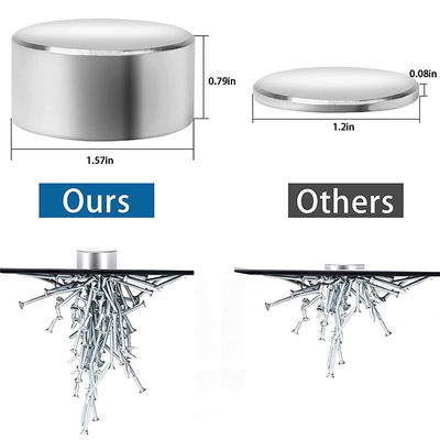 Super Powerful Big Round Magnet with Nickel Coating Top- Permanent Neodymium Magnets
