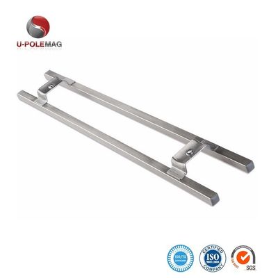 304 Stainless Steel Magnetic Knife Bar Rack with 6 Hooks and Ferrite Magnet Type 10 Inch