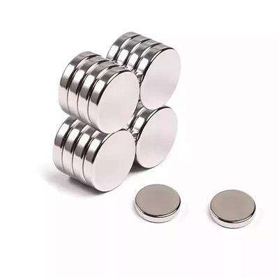 Nickel-Coating N52 Neodymium Disc Magnet with ±3% Tolerance and Customized Strength