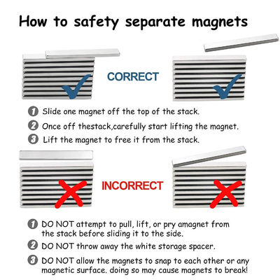 15x10x3mm Industrial Magnet Neodymium Lizzo Magnet for DIY Waterproof Fridge System