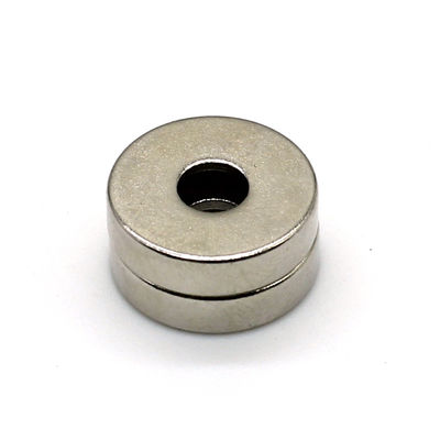80-220 Degree Centigrade Round Disc Neodymium Magnet N52 NdFeB with Countersunk Hole