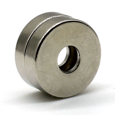 80-220 Degree Centigrade Round Disc Neodymium Magnet N52 NdFeB with Countersunk Hole