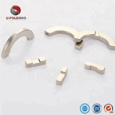 Neodymium Arc Magnets for bldc Motor Rotor Max Working Temperature 80 Centigrade