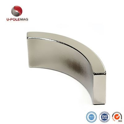 N35-N52 Rare Earth Arc Magnet for Strong Magnetic Fields in Motors and Generators