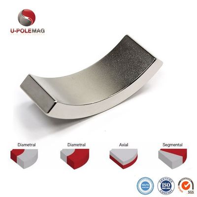 High Temperature Curved Neodymium Magnet Segment for Industrial Motor/Generator Arc Shape