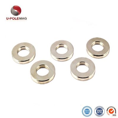 Subwoofer Motor Neodymium Ring Magnet with 50M Permanent and Precise Tolerance /-0.1mm