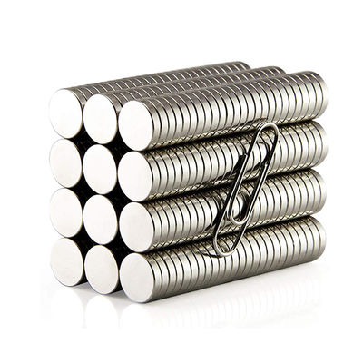 N45 Round Neodymium Magnet with Zinc Coating and ISO9001 2004 Certification